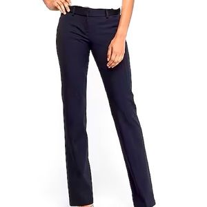Express Editor Barely Boot Low Rise Pant. BLACK